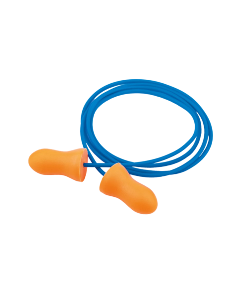 Skytec  Earplugs oranje met blauwe koord 37 dB