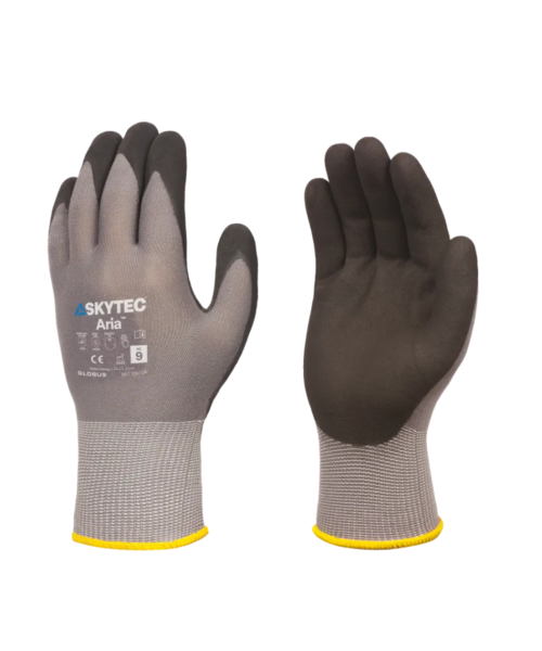 Skytec  Gants Aria, 15 g nylon/spandex, revêtement nitrile sur la paume