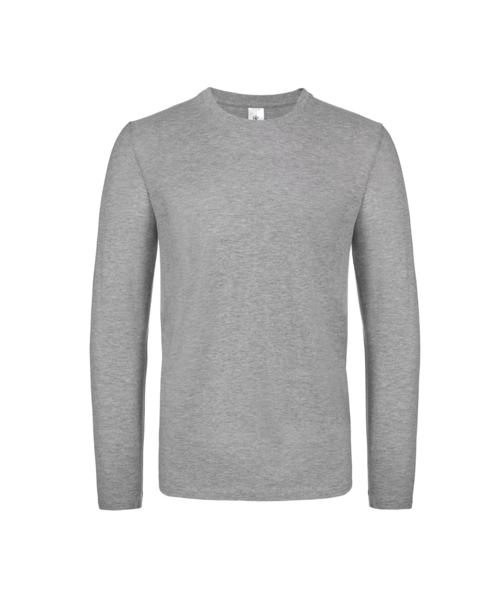 B&C collection  T-shirt pour hommes B&C E150, manches longues, gris sport