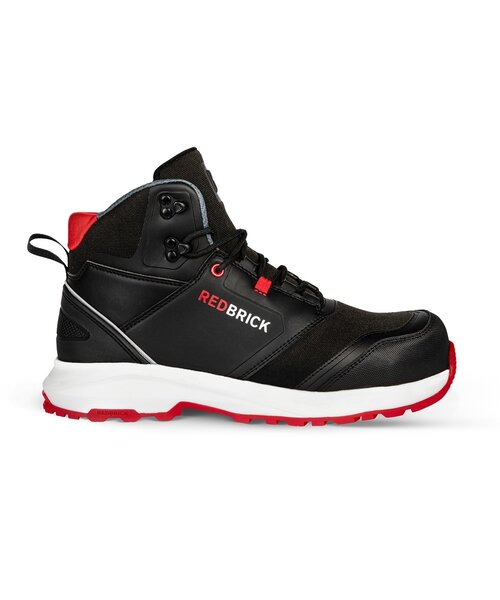 Redbrick  Redbrick Pulse High S3, zwart/rood