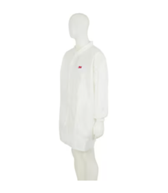 Blouse de laboratoire 3M 4440 type 5/6 avec fermeture éclair, blanche