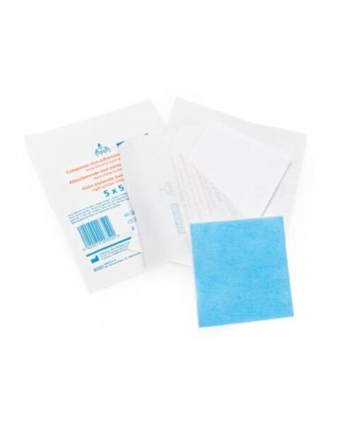 Evocare  Evocare compresse non adhésive 7,5 x 7,5 cm/ 100 pièces