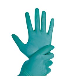 Nitril handschoenen Nitrox Emerald poedervrij, groen
