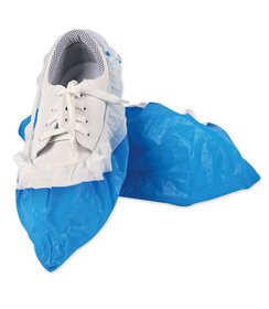 Schoenovertrek PP/CPE blauw/ voor Hygomat Clipless