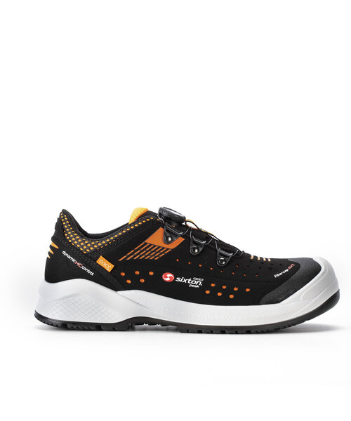 Sixton Sixton Forza Boa S1P laag, zwart/oranje