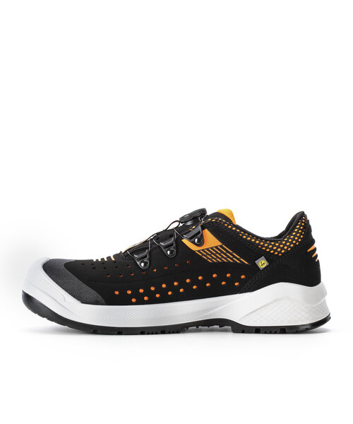 Sixton Sixton Forza Boa S1P laag, zwart/oranje