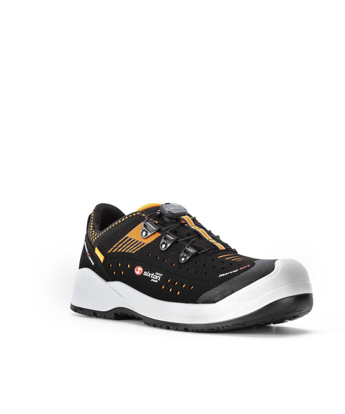 Sixton Sixton Forza Boa S1P laag, zwart/oranje