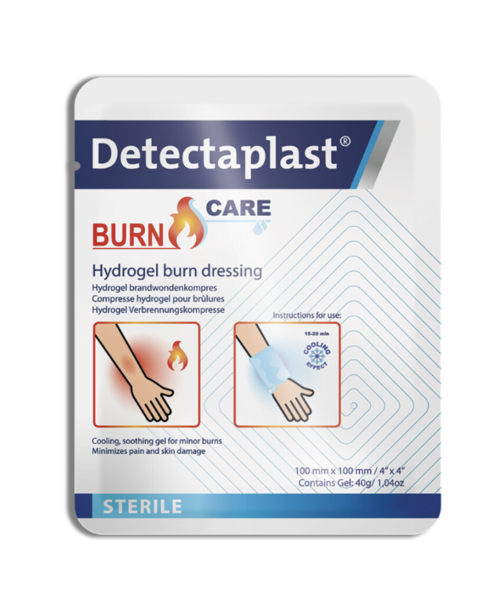 Detectaplast Pansement gel pour brûlures 10 x 10 cm / boîte de 20 pièces