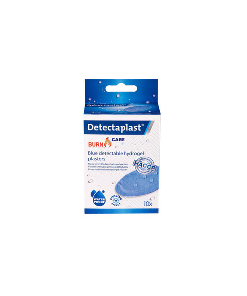 Detectaplast DETECTAPLAST hydrogel pleister 4,5x7 cm (ovaal)/ 10 st