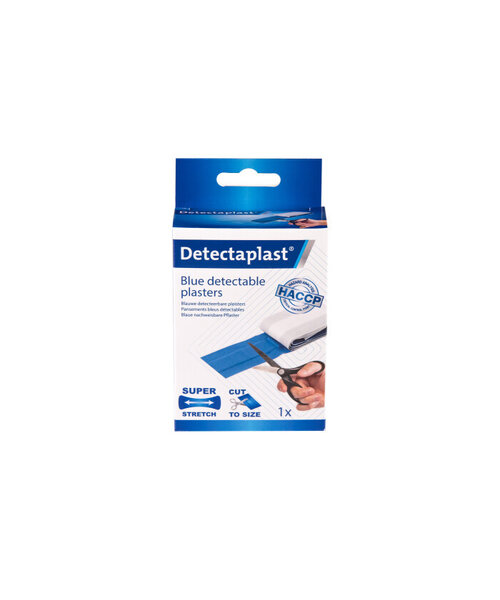 Detectaplast DETECTAPLAST elastic pleister 6cm x 1m/ pharmacieverpakking