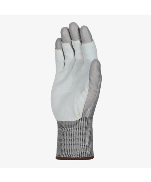 Skytec  Sapphire Tungsten snijbestendige PU handschoen met lederen palm