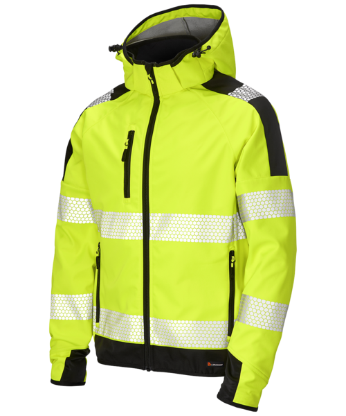 L. Brador  L.Brador 2033P Aereo Softshell jas (Hi-Vis)