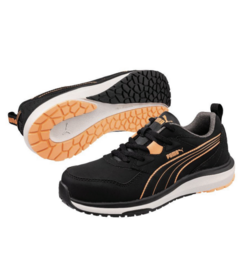 PUMA 64.294.0 Stepper Black/Peach Low S3S
