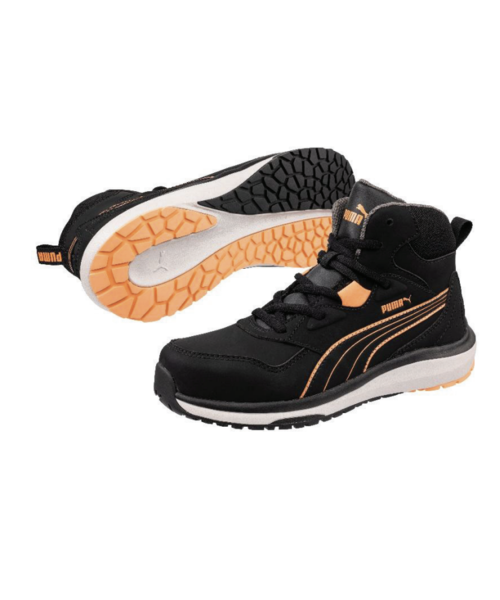Puma PUMA 63.294.0 Stepper Black/Peach Mid S3S