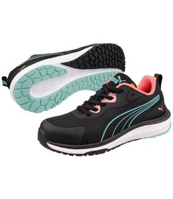 PUMA 64.297.0 Celerity Knit Bleu/Corail Bas S1PS