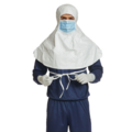 DuPont™ Tyvek® Hotte pour salle blanche DuPont™ Tyvek® IsoClean® avec masque intégré IC 689 B WH WS