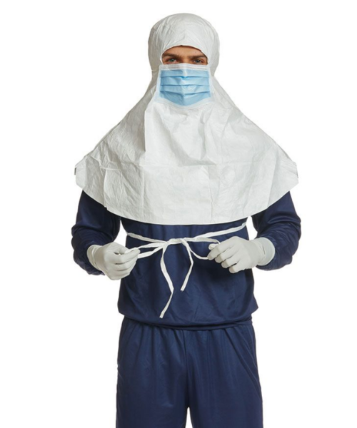 DuPont™ Tyvek® DuPont™ Tyvek® IsoClean® Cleanroom Hood with integrated mask IC 689 B WH WS