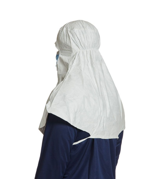 DuPont™ Tyvek® DuPont™ Tyvek® IsoClean® Cleanroom Hood with integrated mask IC 689 B WH WS