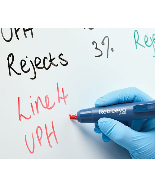 Retreeva  Detecteerbare intrekbare Dry-Wipe marker