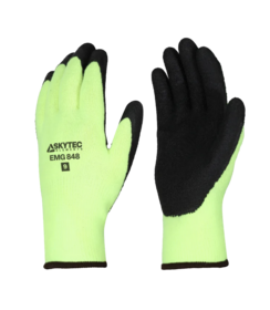 EMG848 Gant d'hiver avec latex froissé