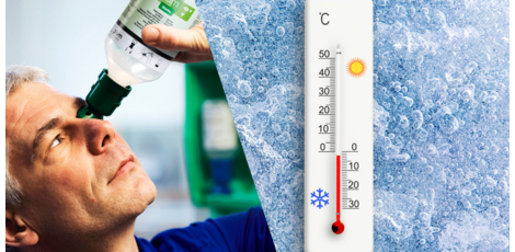 Froid dehors, chaleur dedans – Comment préparer votre solution de rinçage oculaire pour une utilisation immédiate !