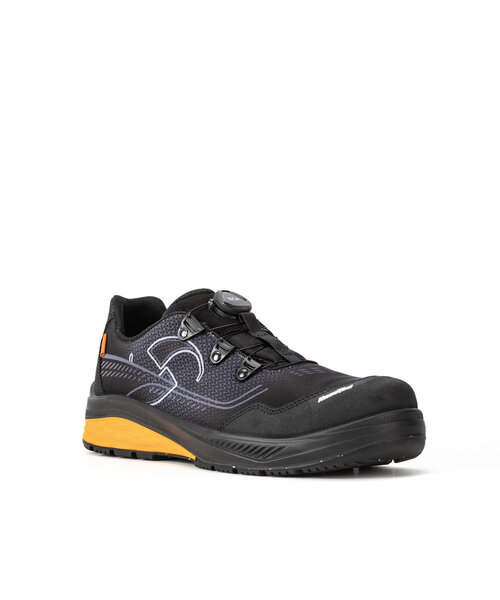 Sixton Sixton Juniper Boa Zwart/Oranje, boa laag, S3S