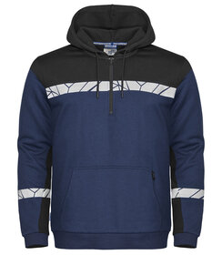 PROJOB Progression 7104 hoodie met halve rits heren