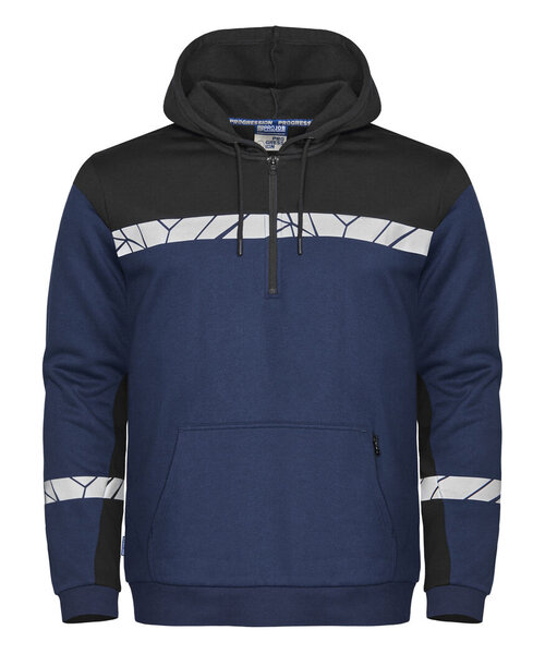 Projob Progression  PROJOB Progression 7104 hoodie met halve rits heren
