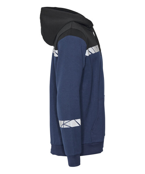 Projob Progression  PROJOB Progression 7104 sweat à capuche avec demi-fermeture éclair pour hommes