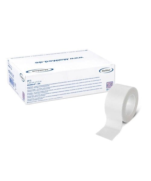 Maimed Maimed Silk hechtpleister 1,25 cm x 9,1m