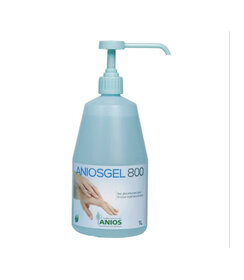 Gel hydroalcoolique 800, flacon de 1 L, système airless, 3 ml/ABS
