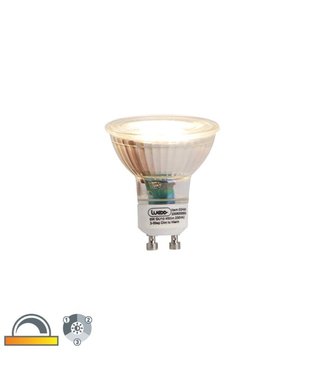 LUEDD LED GU10 | 3-staps dim to warm |  6w | 450lm | 2700k