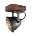 Chericoni Spot Bella | Black Steel & Vintage Wood | 1 lichts