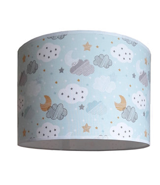 Designed4Kids  Kinderlamp Sterren Nacht  - blauw