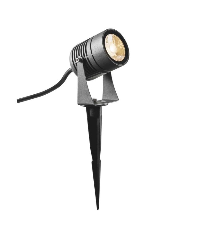 SLV LED Buitenspot met grondpin | Antraciet of Roest |  IP55 | 3000k | 40°