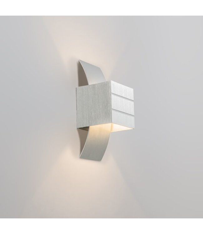 QAZQA Moderne wandlamp Amy | Aluminium