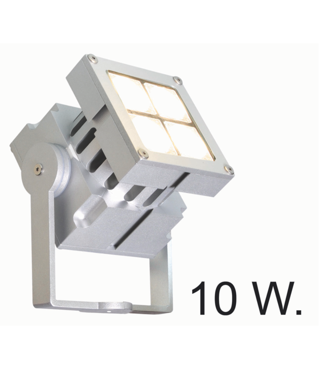 Franssen  Spotpro aanlichtspot | zilver | led 10w | 3000k | 4-kant