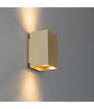 QAZQA Moderne wandlamp Sandy | GU10 | vierkant