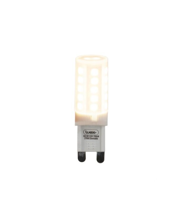 QAZQA 02306 | LUEDD G9 LED lamp - Warm wit dimbaar - 3W - 280lm -  2700k