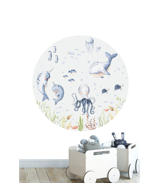 Designed4Kids  Kinderkamer Sealife  | Muurcirkel