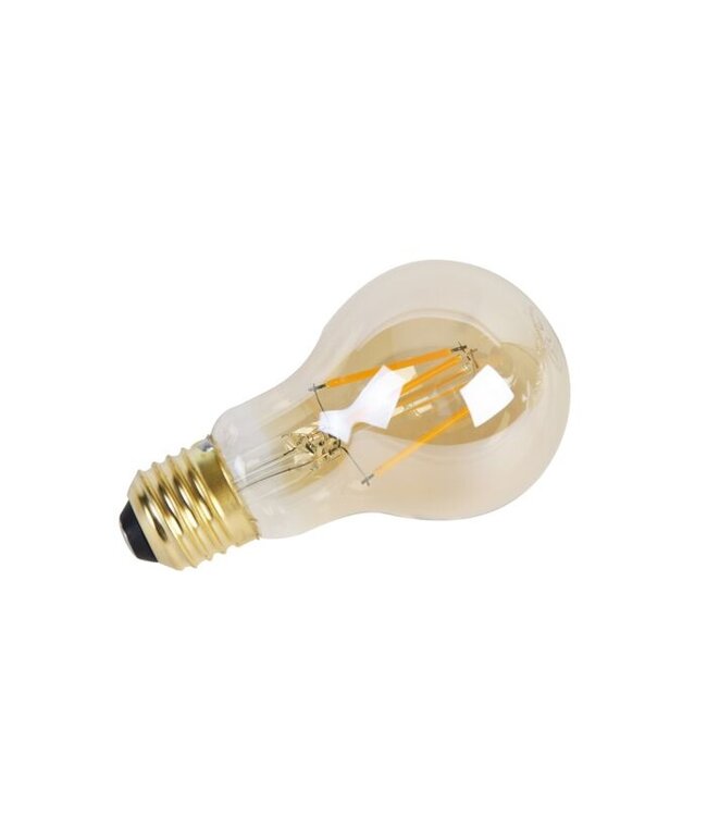 LUEDD LED E27 - A60  - 5w - 530lm - 3-staps dimbaar - Gold - 2200k