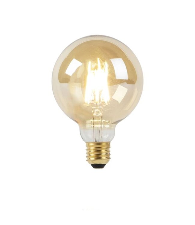 LUEDD LED filament E27  | G95 | Goldline  | 8w | 806lm | Dim to warm 2000-2700k