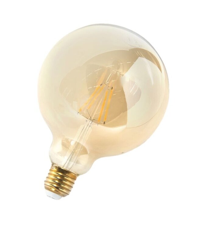 LUEDD LED Filament  | Goldline | G125 | E27 | 450lm | 5 watt | 2200k | 3 staps dimbaar