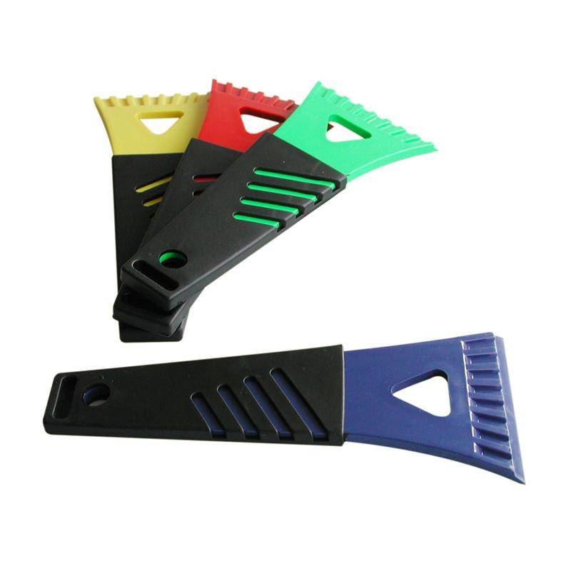 Handy Plastic ice scraper for scratching car windows.