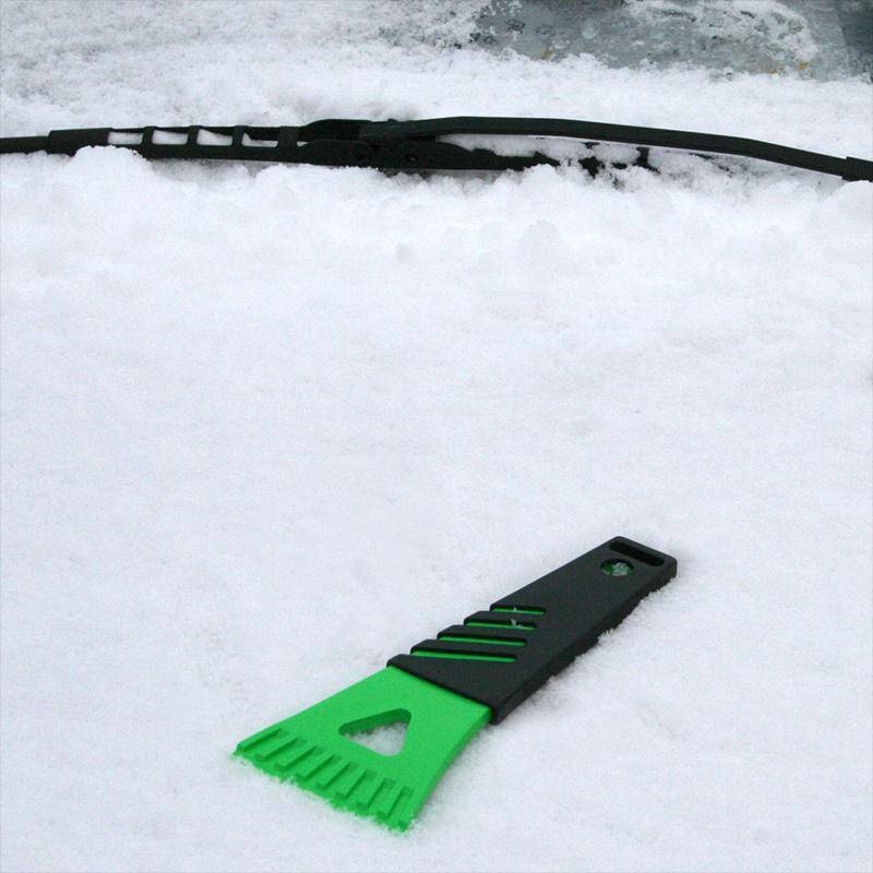 Handy Plastic ice scraper for scratching car windows.