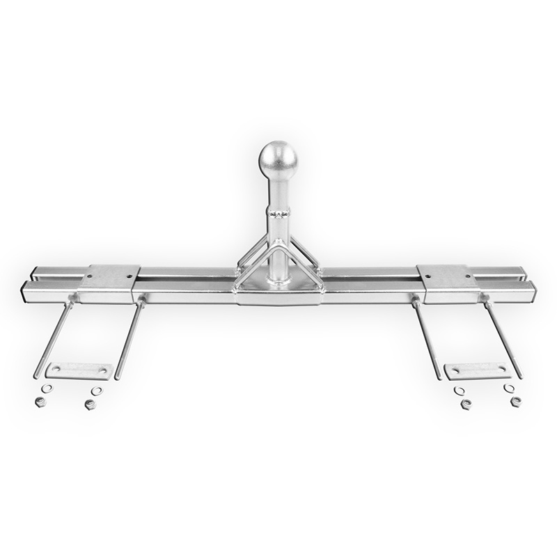 Towing aid for caravan tow bar bike carrier no drilling required