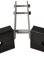 Cantonal Pare-battage sur support pour tube 60x60