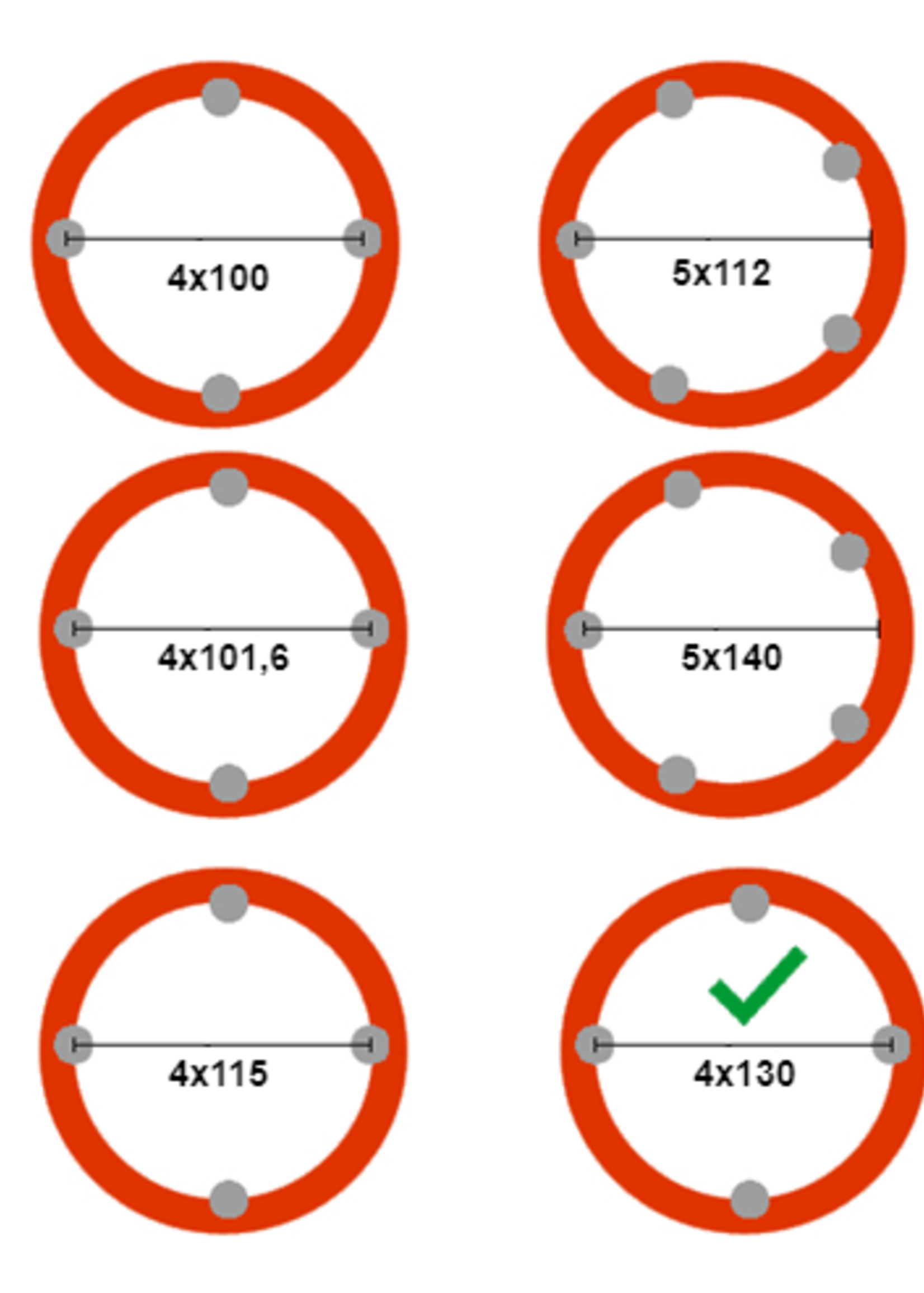 Kargotrail Roue complète 145R13 pneu + jante (cercle de trous 4x130, moyeu 85) 437kg Diamètre du moyeu: 85 mm