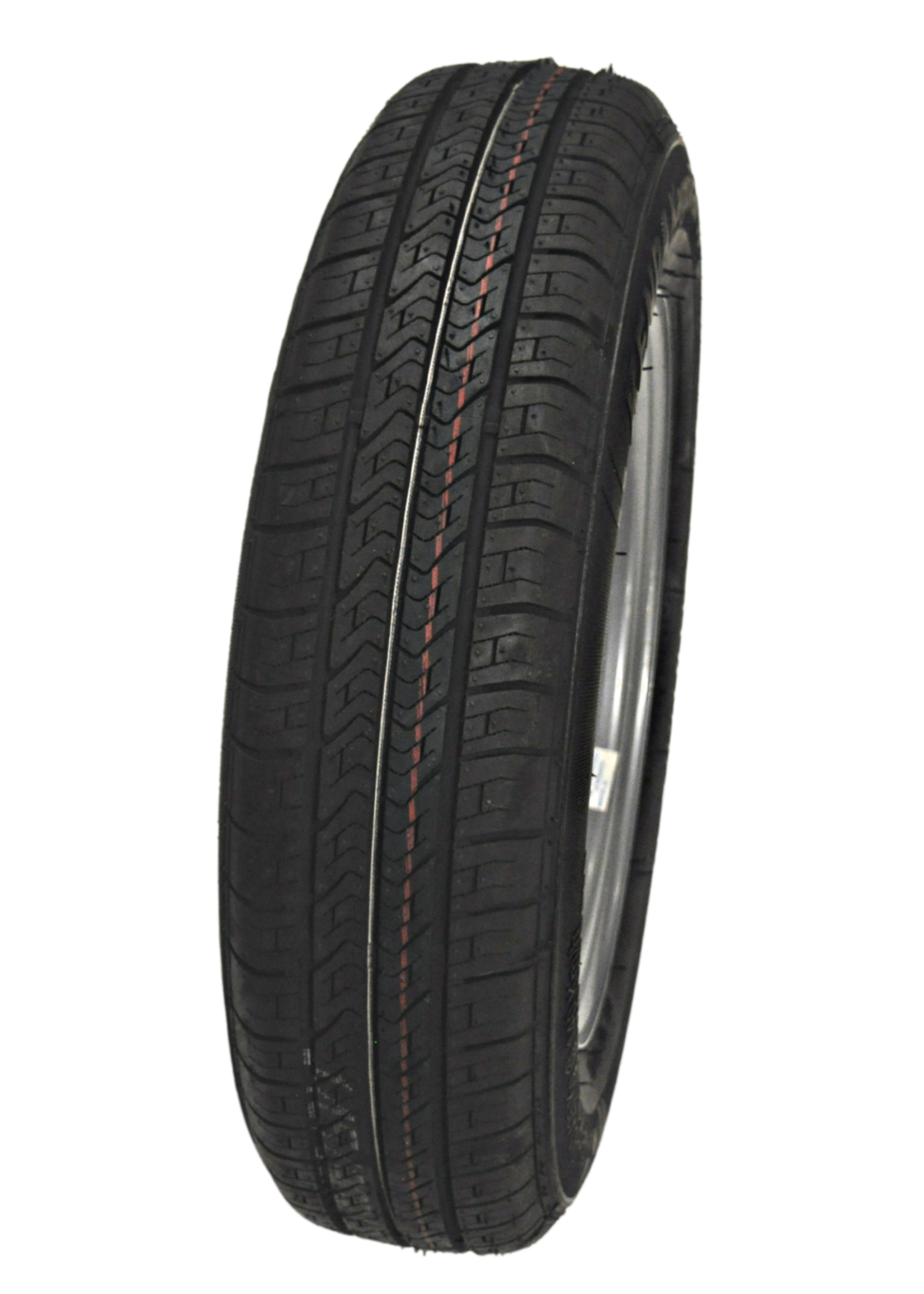 Kargotrail Roue complète 145R13 pneu + jante (cercle de trous 4x130, moyeu 85) 437kg Diamètre du moyeu: 85 mm