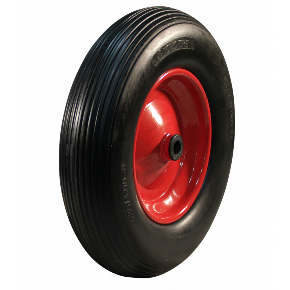 4.00-8 Wheelbarrow wheel with 25 mm bore/hub diameter - 200 kg